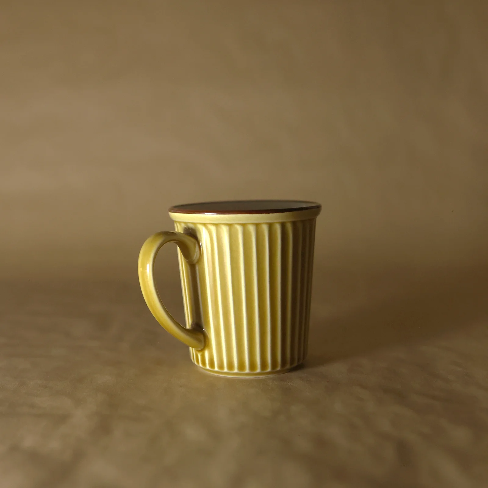 日本制简约美浓烧手工茶咖啡杯四件套